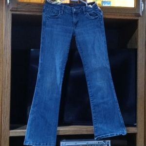 Underground Soul Womens Boot Cut Blue Jeans Junio